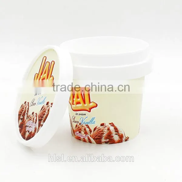 Customized Ice Cream Containers, Insulated Ice Cream Cup With Lids, High Quality Ice Cream Tub Containers photo-3