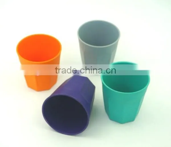 Eco Friendly and Biodegradable Bamboo Fiber Colour Drinking Cup photo-2