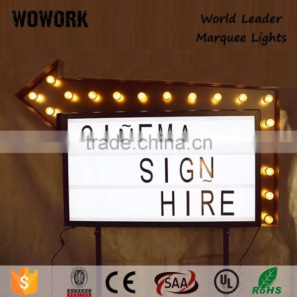 LED Cinema Lightbox With Changeable Letter Card photo-4