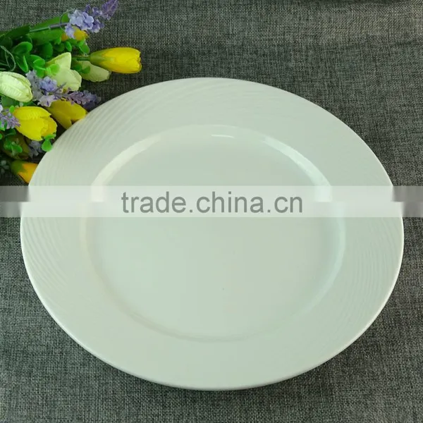 High-Quality Fine Porcelain Dinner Plate, Ceramic Round Flat Plates Cheap Porcelain Plate and Dishes photo-2