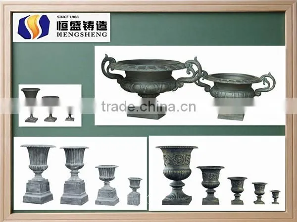 Decorative Cast Iron Garden Planter Urns