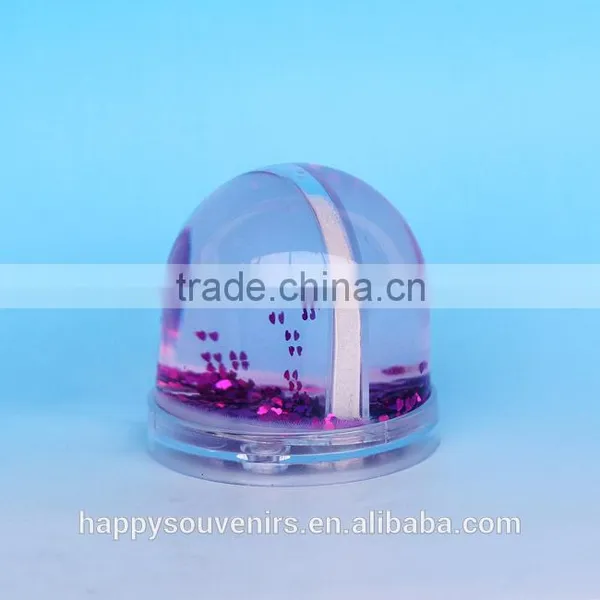 Hand Made Photo Frame Plsatic Snowball For Supply photo-2