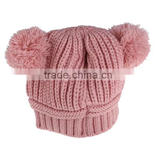 Warm Children Knitting Woolen Hat Comforatble Winter Kids Boy Girl Cap photo-4