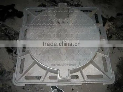 B125 C250 D400 Ductile Heavy Duty Cast Iron Manhole Cover and Frame Grateing Grids in China