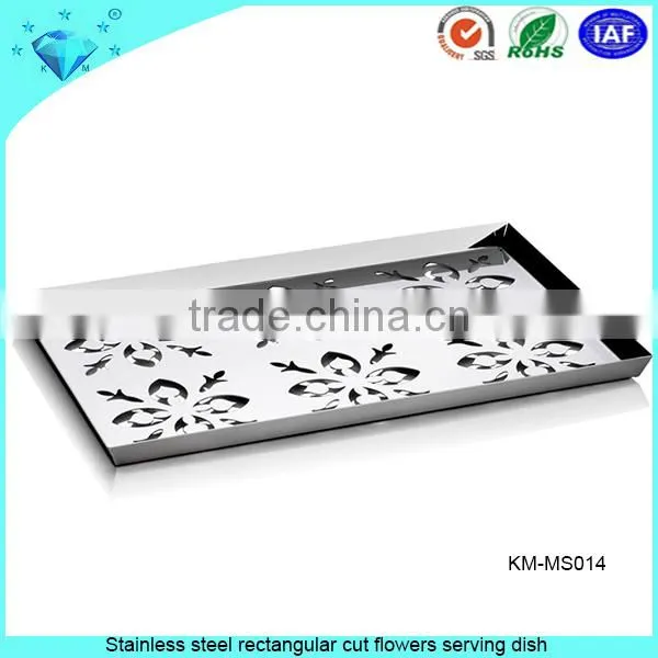 Wholesale Custom Tea Tray Stainless Steel Snack Serving Tray photo-2
