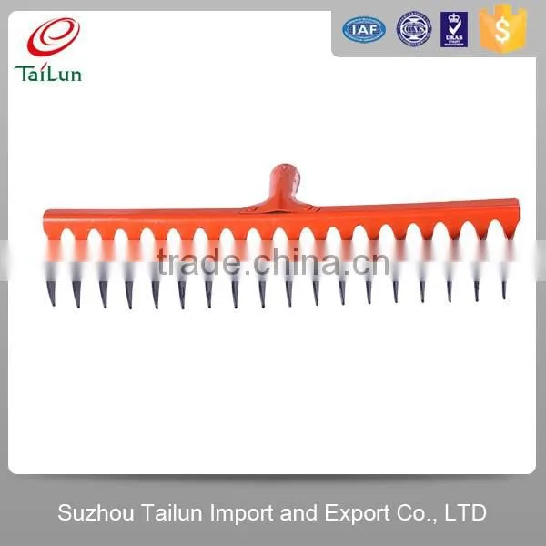 18T Steel Garden Rake With Twisted Teeth photo-2