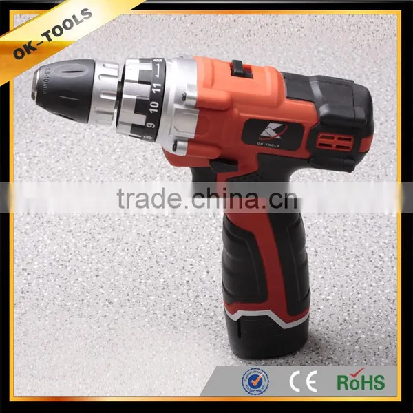 2014 New Wonderful Li-ion/ni-cd Battery Cordless Drill of Power Tools Made in China