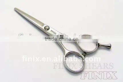 Professional Satin Finish Zinc-Alloy Grip Trimming Beard Scissors photo-4