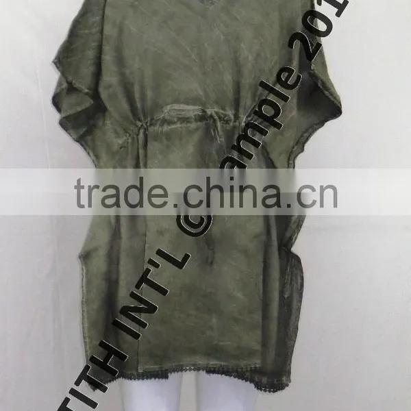 LADIES COTTON POCHO photo-4