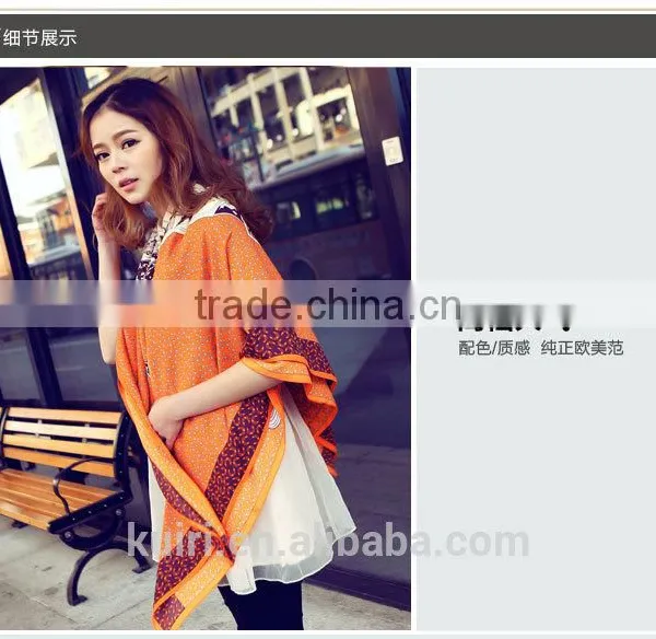 2016 Fashion Ladies Large Cotton Scarf Female Summer Beach Cover Ups Cashew Printed Twill Long Voile Scarf photo-2