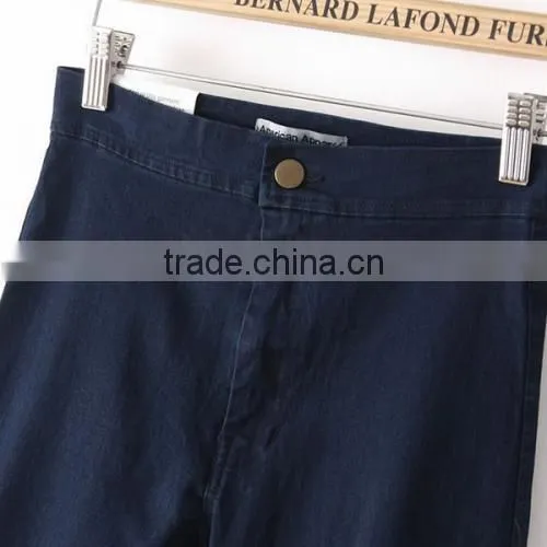 High Waist Women Latest Design Jeans Pants for Girl Skinny Denim New Fashion Jeans Pants photo-3