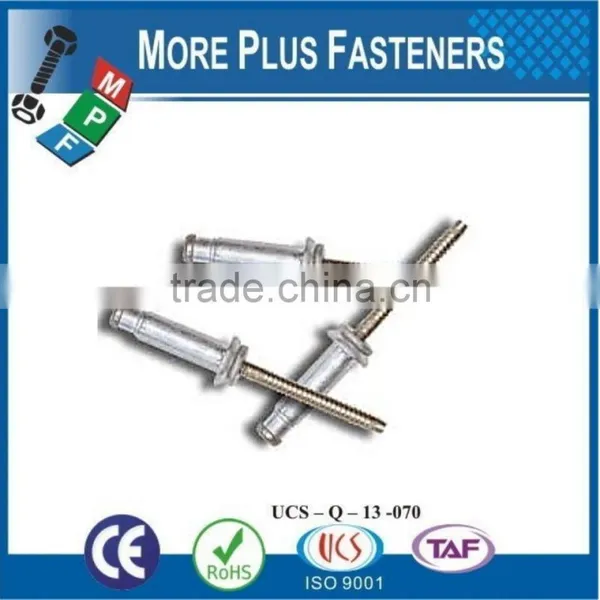 Made in Taiwan Aluminum Large Flange Anodized Stainless Steel Blind Rivet photo-4