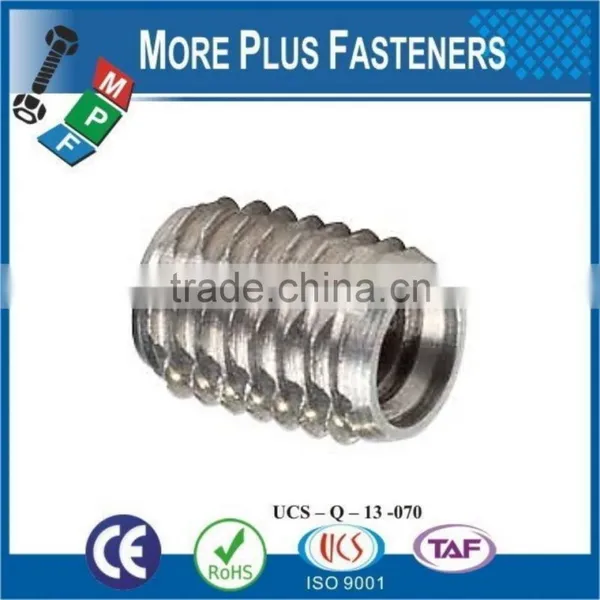 Made in Taiwan Stainless Steel Self Tapping Groove Pin Threaded Insert Threaded Nut For Plastic photo-6