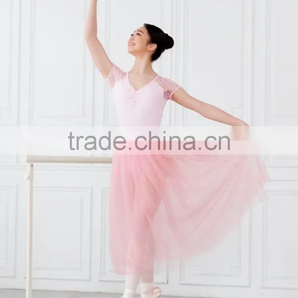 Women Lace Short Sleeve Leotards photo-4