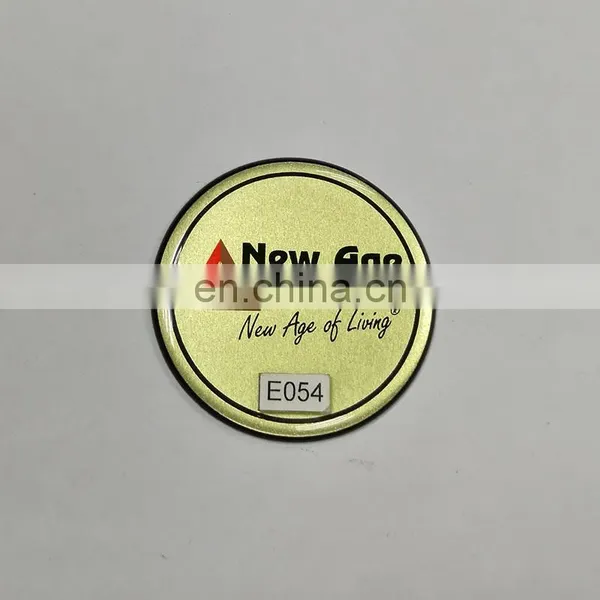 Metallic Round New Age Adhesive Tags