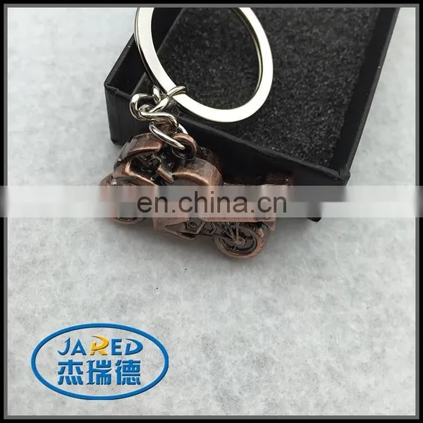 Motor Car Shape Metal Keychain Cycle Model Keyring for Promotion photo-3