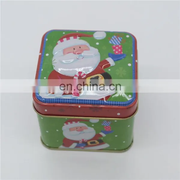 Christmas Festival Small Gift Candy Storage Metal Tin Cans Factory photo-2