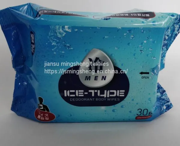 Portable Ice Cooling Adult Wet Wipes Alcohol-free Deodorant Body Wet Tissue photo-3