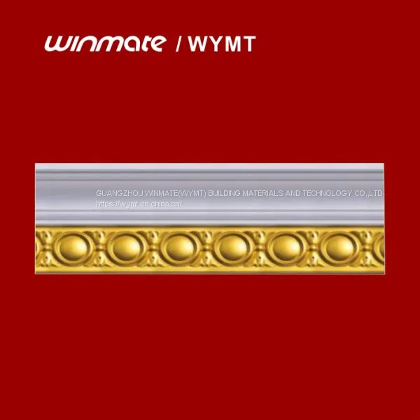 Golden Gypsum Cornice (plaster Mouldings)