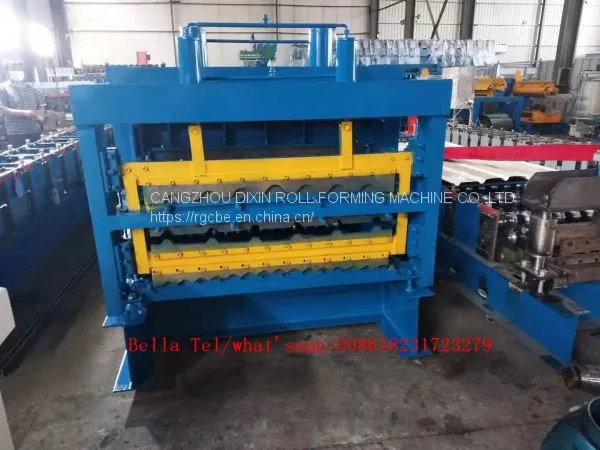 Roofing Sheet Roll Forming Machine Double Layer Metal Tile Making Machine photo-2