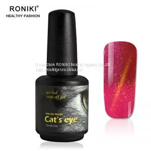 RONIKI Color Changing Chameleon Cat Eye Gel,Colorful Cat Eye Gel photo-3