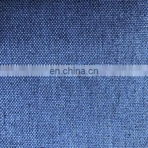 High Quality Upholster 100% Polyester Woven Trending Products Coating Sofa Linen Look Fabric photo-3