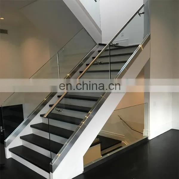 PJ-E601 New Balcony Aluminium Frameless Balcony Tempered Glass Balustrade Design photo-2