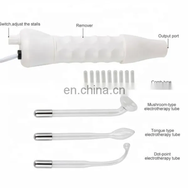 Portable High Frequency Electrotherapy Spot Acne Remover Facial Skin Care Professional Kit Beauty Massager Device photo-3
