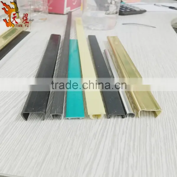 Pvc u Strip Plastic Solid Strip Rubber Wood Edge Banding photo-3