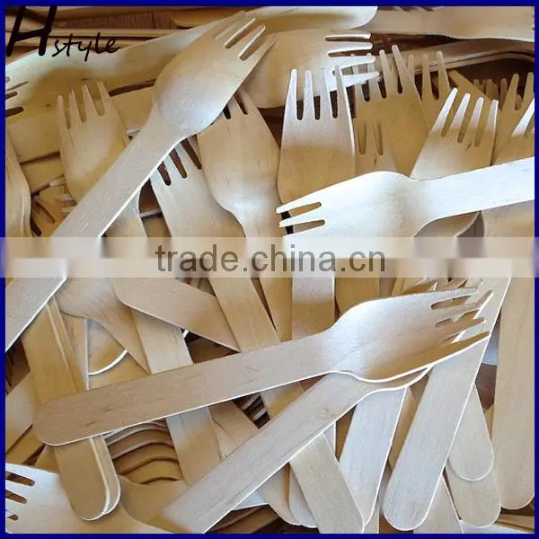 Wooden Forks/Knives/Spoon Engraved Disposable Wooden Tableware Set SPT013B photo-6