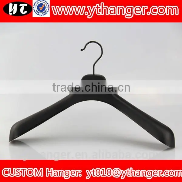 YY0541vintage Wide Shoulder Mens Suit Hanger With Pants Bar Plastic Suit Hanger photo-2
