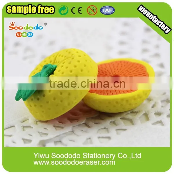 Target Erasers Fruit Items Stationery Made in China Quality Choice