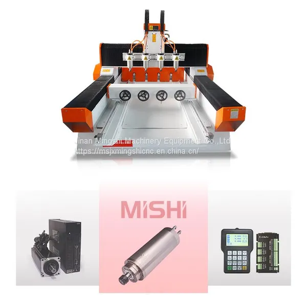 Multi Head Wood Router 3D Carving Engraving Cutting Wood Milling CNC Woodworking Machine CNC Router photo-3