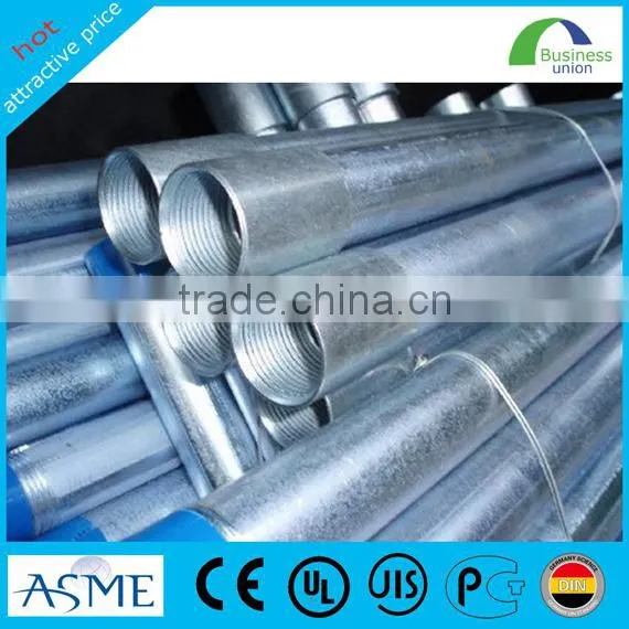 Pre Galvanized Steel Pipes Tubes/pre Galvanized Welded Pipe photo-2