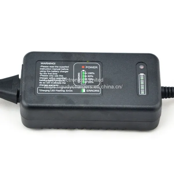 AC/DC Power Adapter 11V 3.3A 3 Cell LiFePO4 Battery Charger With Fuel Gauge photo-5