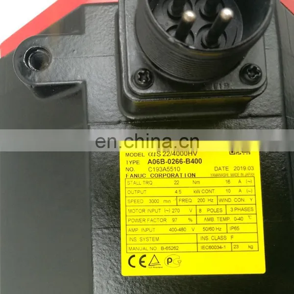 A06b-0266-b400 Original Fanuc AC Servo Motors For Sale A06B-0266-B400 photo-2