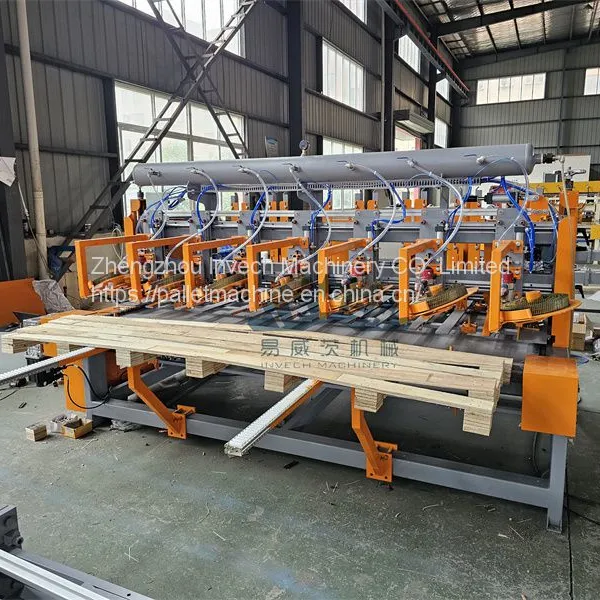 Photovoltaics Pallet Leg Assembly Machine Wood Pallet Machine photo-5