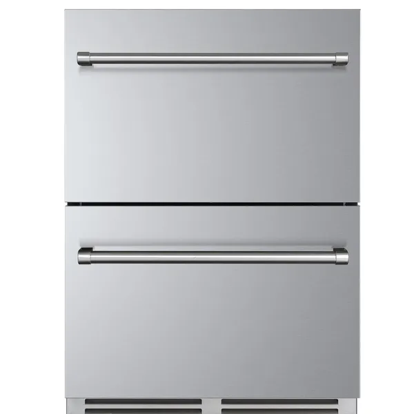 Draw Freezer - 110L, Stainless Steel, Built-in or Free Standing, Indoor or Outdoor, Touch Pad Digital Control