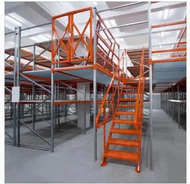 Industrial Metal Structural Floor Pallet Steel Platform Attic Storage Mezzanine Rack for Office photo-2