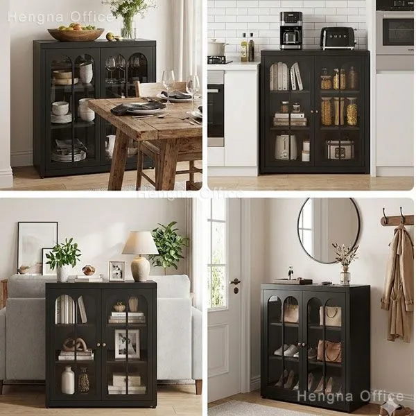 Commercial-Grade Steel Sideboard With Soft-Close Doors | Silent & Effortless Operation | for Restaurants, Hotels & Cafes photo-4