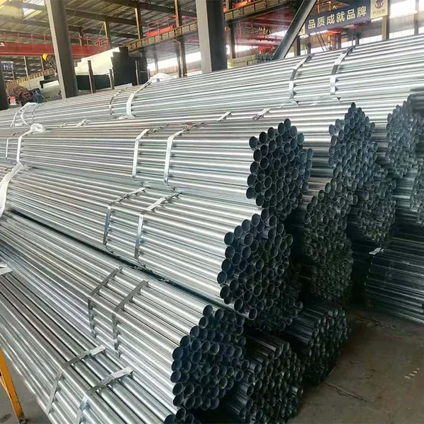 Durable Round Steel Tubes Galvanized Welded, Pre-Galvanized, Schedule 40 for Industrial Construction Use photo-4