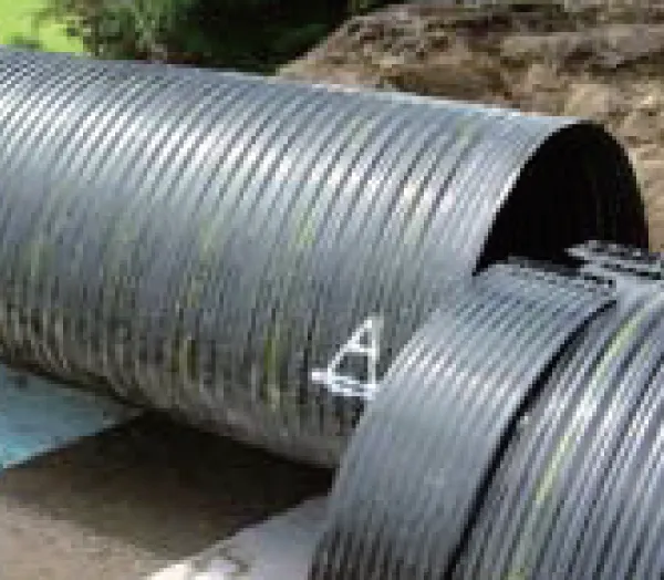 Galvanized Helical Corrugated Steel Culvert Pipe