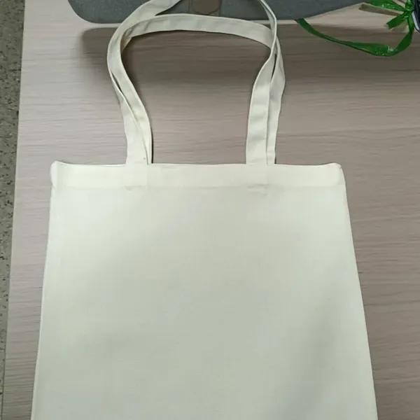 Environmental Cotton Bag With Digital Print and Heat Transfer Printed Logo photo-2