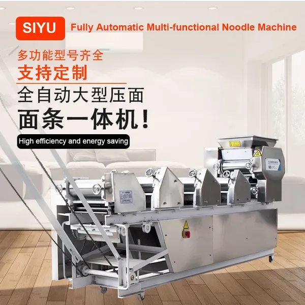 SN-QDMECH Professional Food Plant Raw Dough Noodle Production Machine Commercial Pasta Press Ramen Noodle Maker photo-4