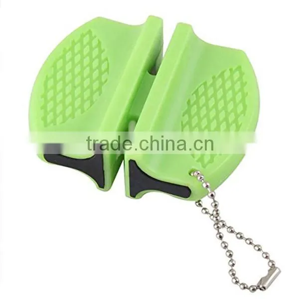 New Mini Ceramic Knife Sharpener Camp Kitchen Pocket Sharpening Tool Quality Choice photo-4
