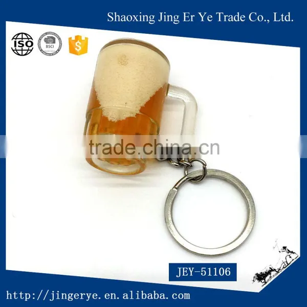 Mini Beer Glass Shaped Acrylic Keychain photo-4