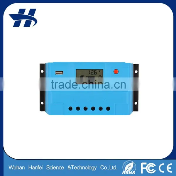 Factory Price 12v 24v PWM Solar Charger Controller 30A Intelligent Solar Controller With CE ROHS photo-3