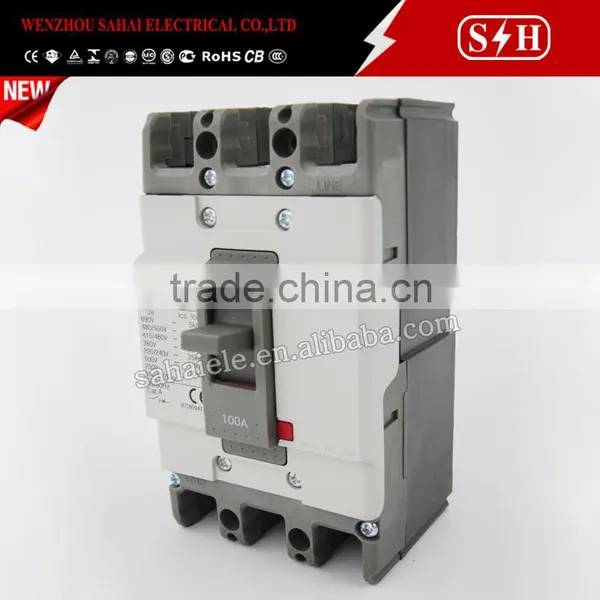 100amp Earth Leakage Protection ls Mccb Motorized Mccb