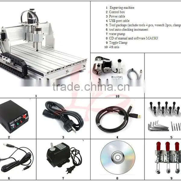 4030 Engraving Machine 800W 4axis With USB Port photo-5