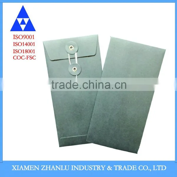 Black String & Washer Pocket Style Envelope photo-2
